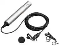 Front. Sony - Sony ECM-55 Series ECM-55B Omni-Directional Electret Condenser Lavalier Microphone (ecm55b) - Black.
