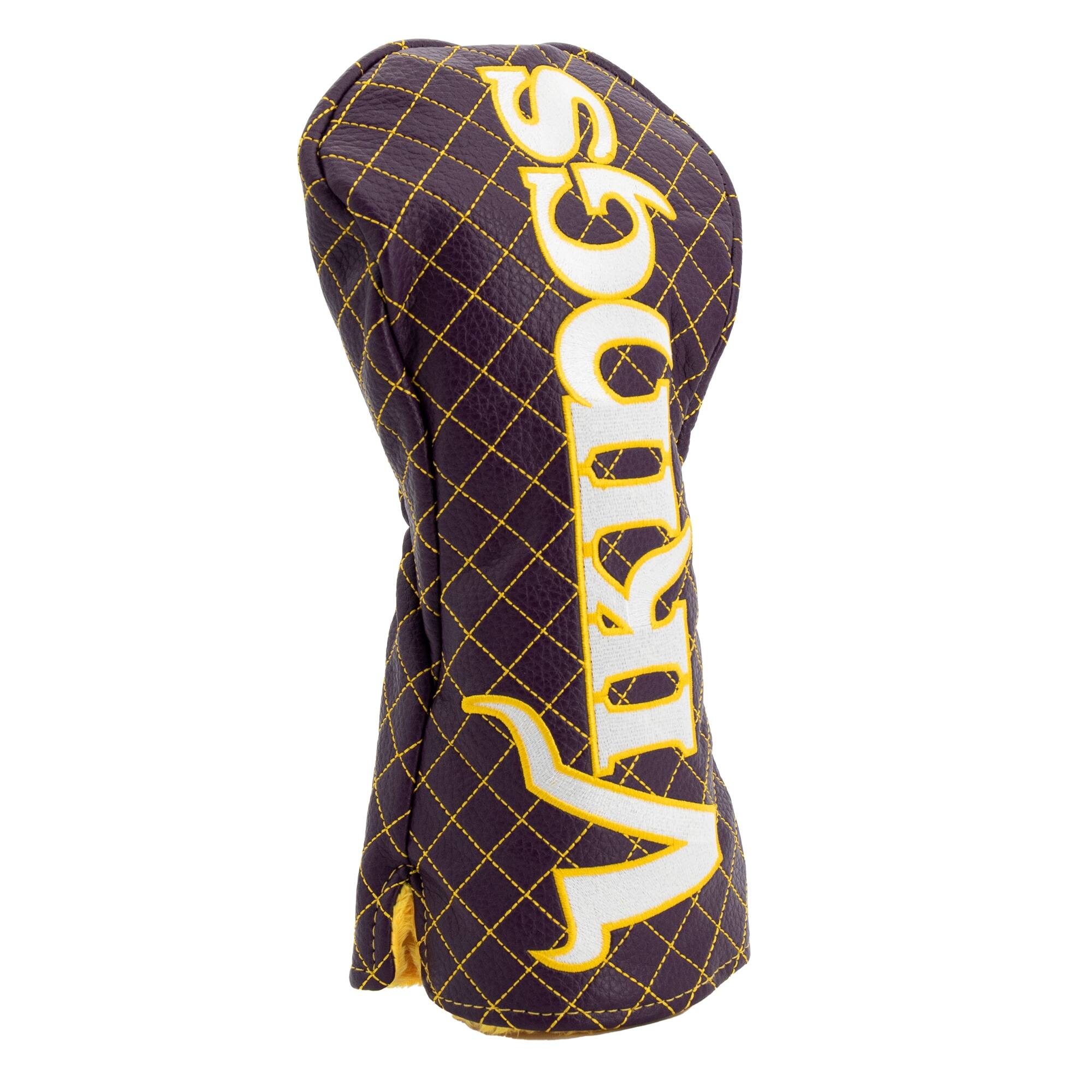 Alt View 2. Team Golf - Minnesota Vikings Quilted Driver Headcover - Multicolor.