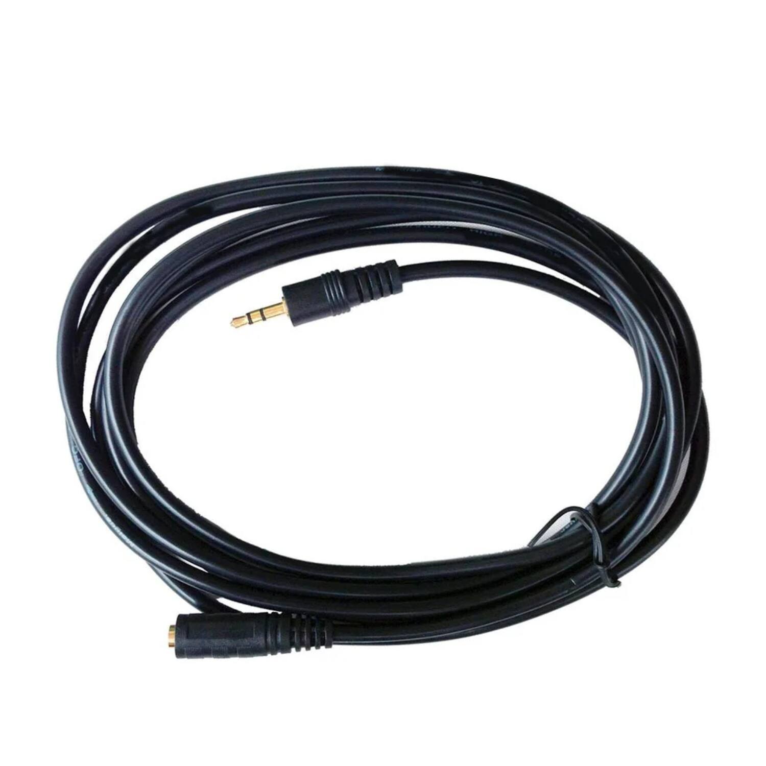 Left. Home Collection - 2-Pack 12FT 3.5mm Audio Aux Extension Cable - Black.