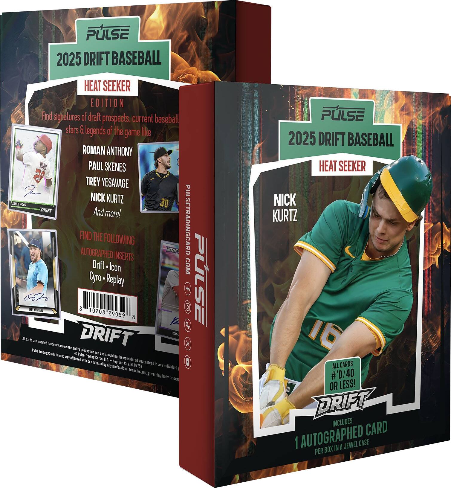 2025 Pulse Drift Baseball Heat Seeker Box price history on PriceWatchPro