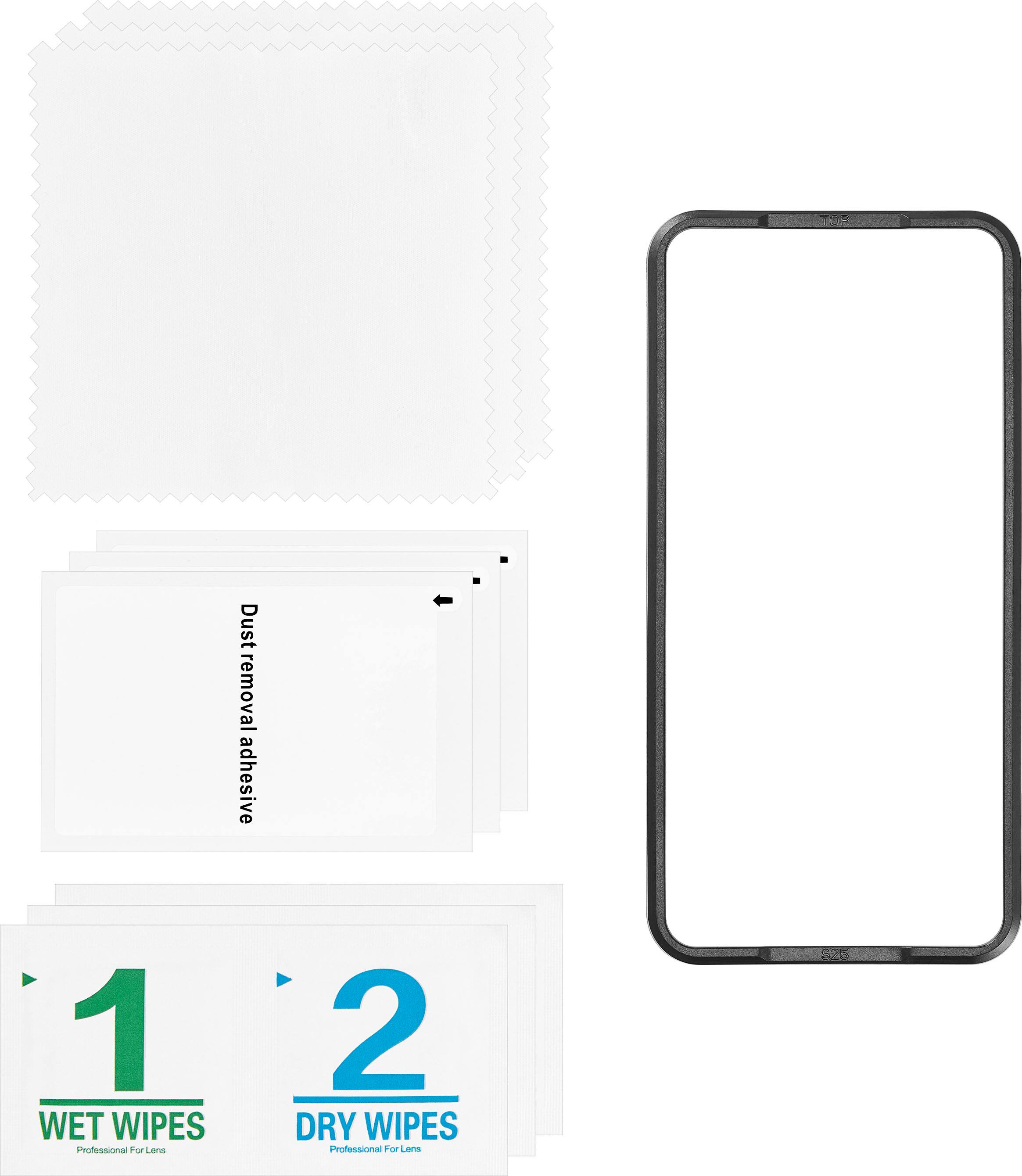 Dust removal adhesive 1 WET WIPES Professional For Lens 2 DRY WIPES Professional For Lens