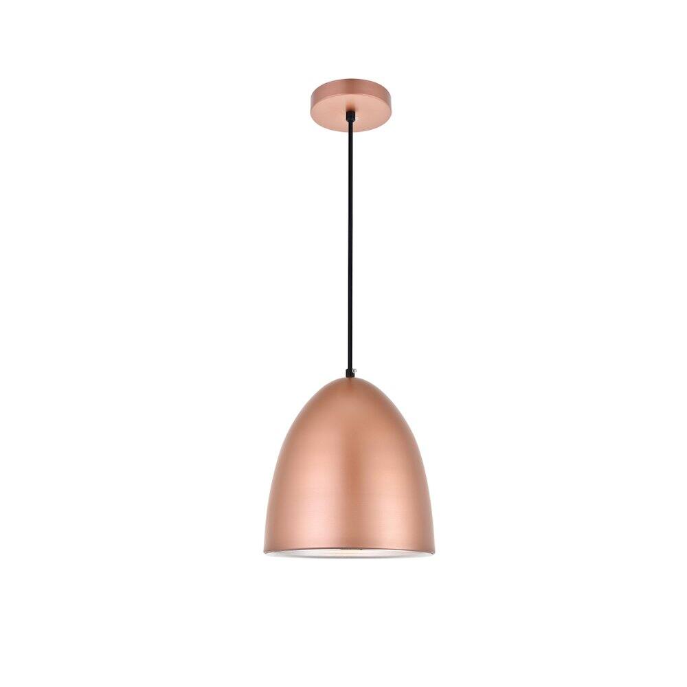 Alt View 5. Living District - Circa 1 Light Honey Gold Pendant - Honey Gold.