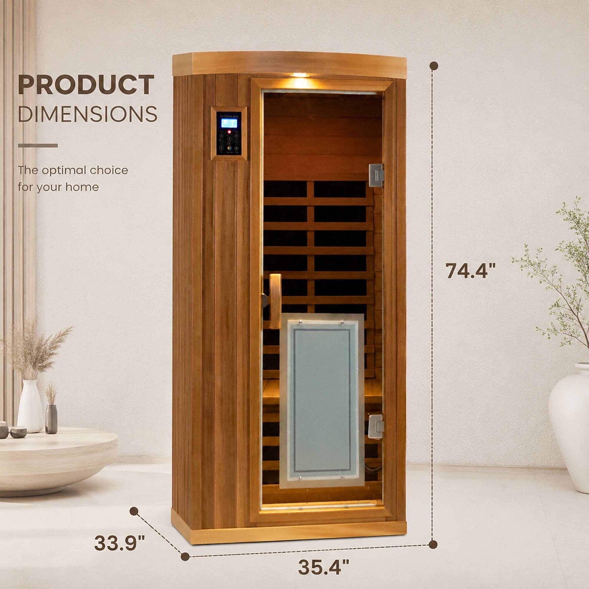 PRODUCT DIMENSIONS  
The optimal choice for your home  
74.4"  
33.9"  
35.4"