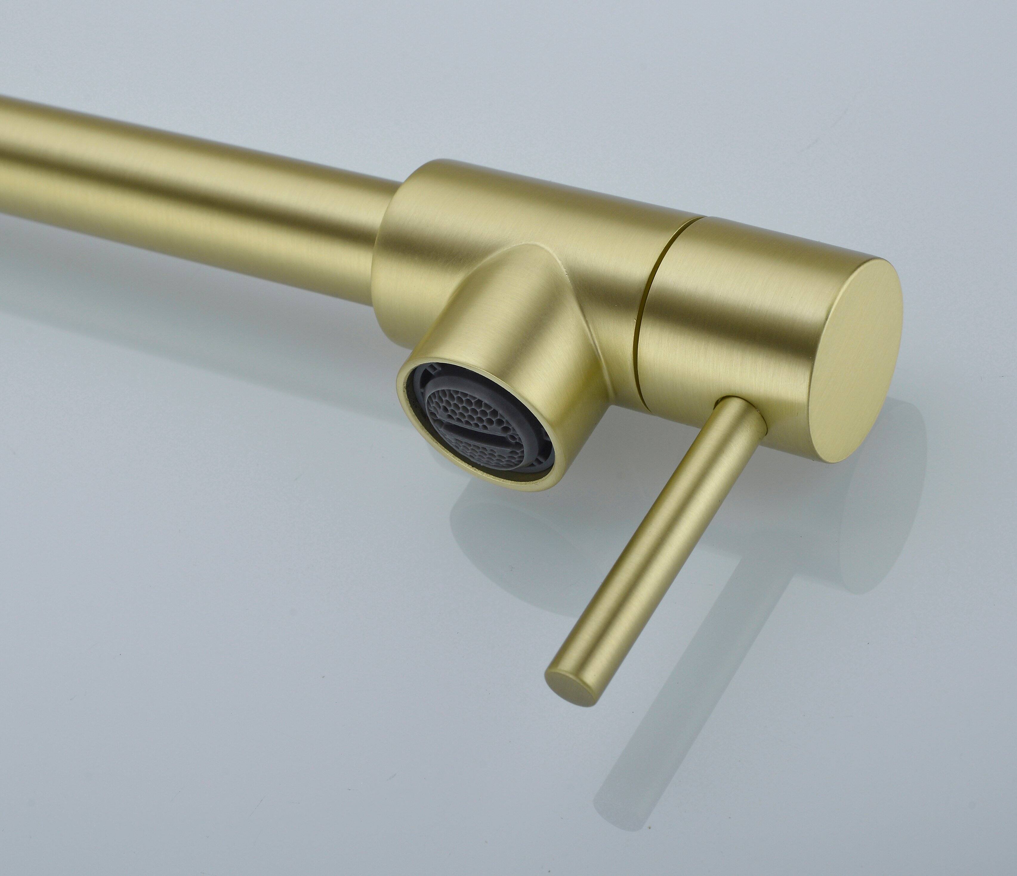 Alt View 1. Siljoy - Pot Filler Faucet with Extension Shank - Gold.