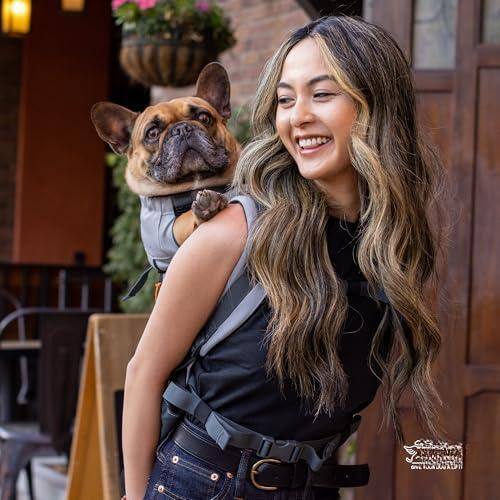 Alt View 2. Live At Space - Urban 3 - Large Leafy Ideal For Dogs With 20-22" Length Dual-use Backpack-style Carrier Everyday Pack.