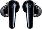 Front. Soundcore - by Anker Liberty 4 Pro True Wireless Noise Cancelling Headphones - Glossy Black.