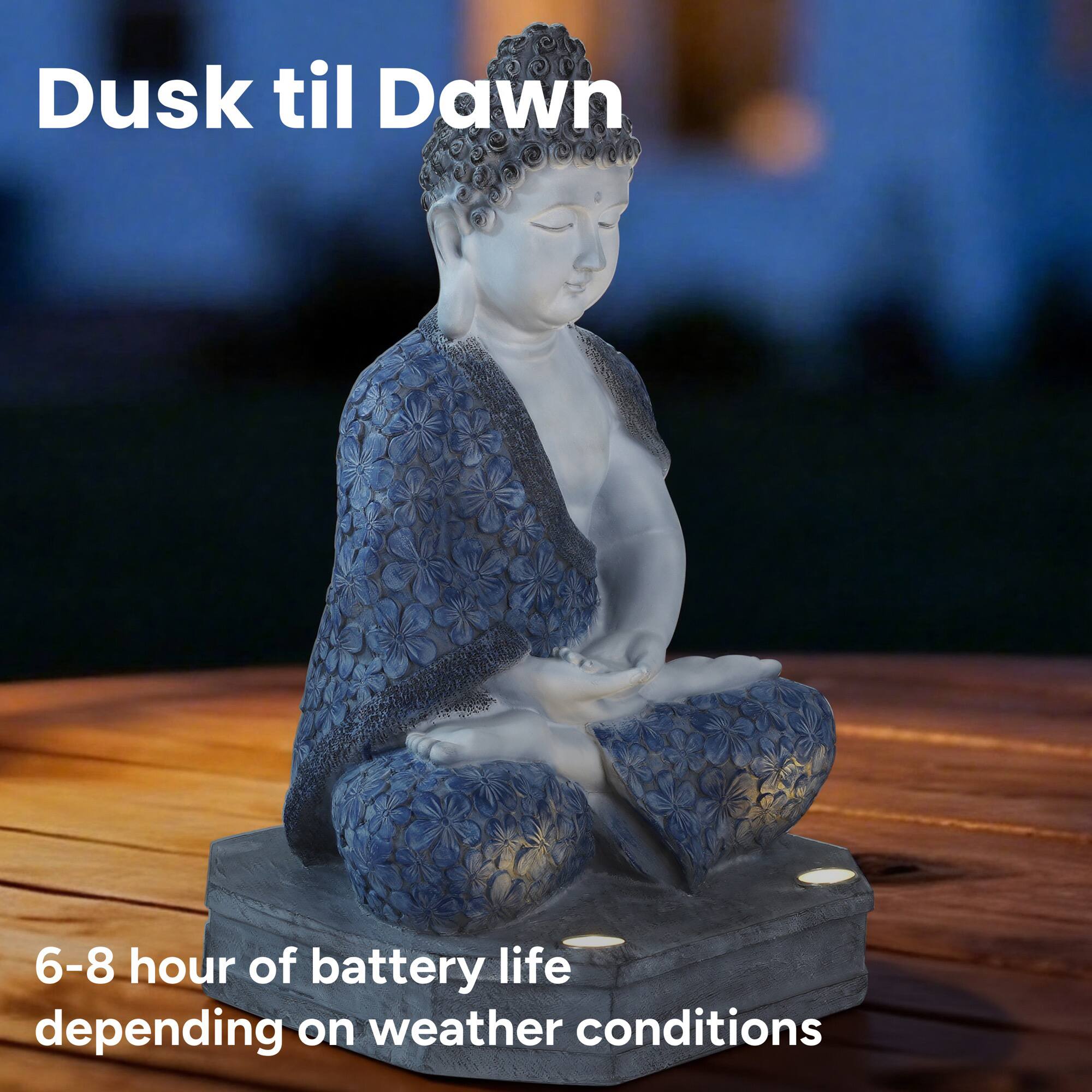 Dusk til Dawn

6-8 hour of battery life depending on weather conditions