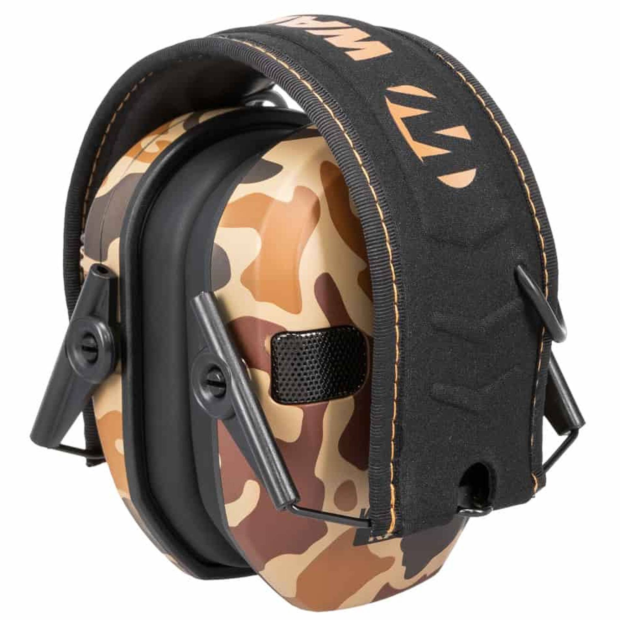 Alt View 4. Walker’s - Walkers Razor Slim Electronic Duck Camo Muff with Full Range Speakers - Camo.