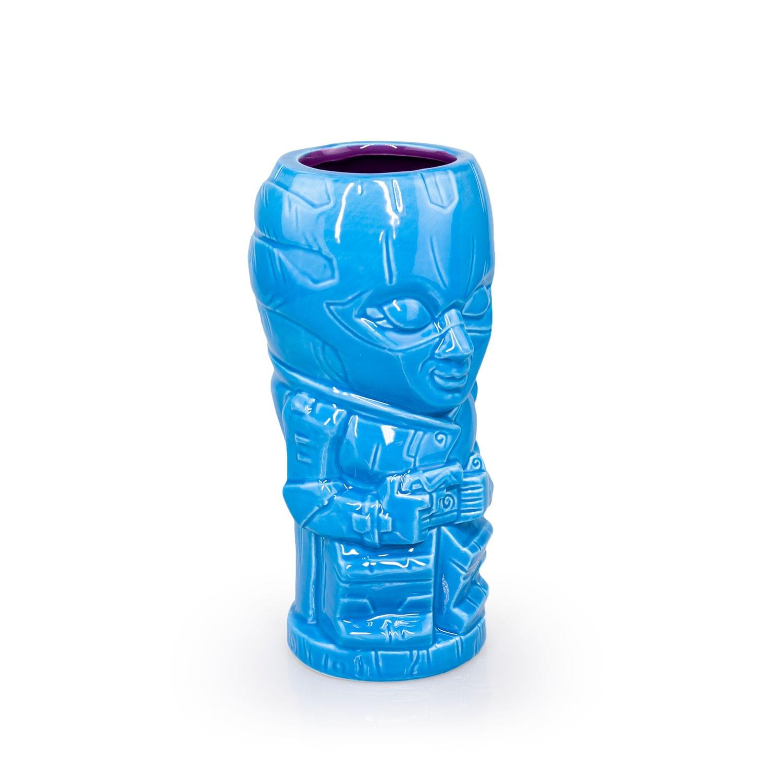 Alt View 1. ThinkGeek - Geeki Tikis Mass Effect Peebee Mug | Crafted Ceramic | Holds 14 Ounces - Blue.