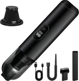 Core Tech - 18000Pa 2-in-1 Cordless Handheld Vacuum and Air Duster - Black