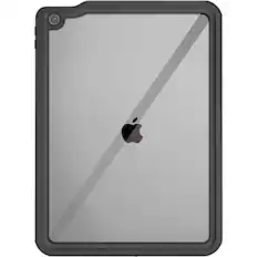 Front. SaharaCase - Oasis Series Water-Resistant Case for Apple iPad Air 13" M3/M2 - Clear/Black.