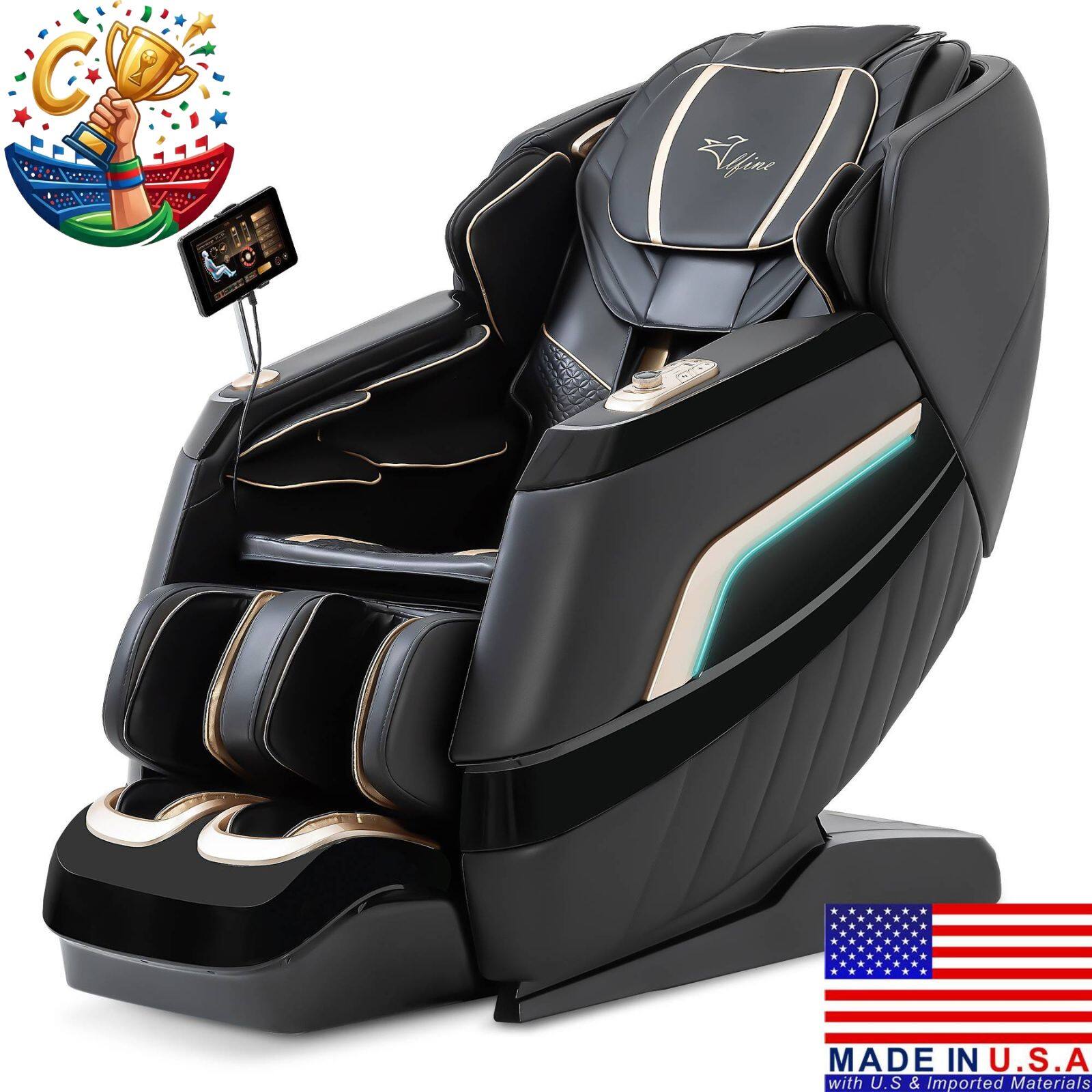 MADE IN U.S.A with U.S & Imported Materials