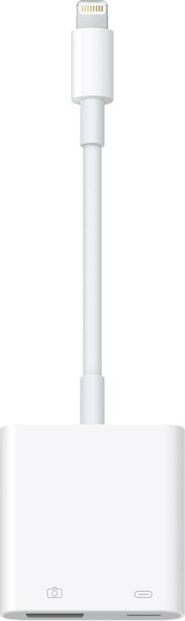 Apple - Lightning to USB 3 Camera Adapter - White