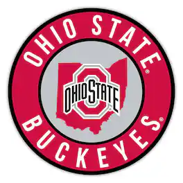 Fan Creations - Ohio State Buckeyes 15" State Circle Sign - Multicolor