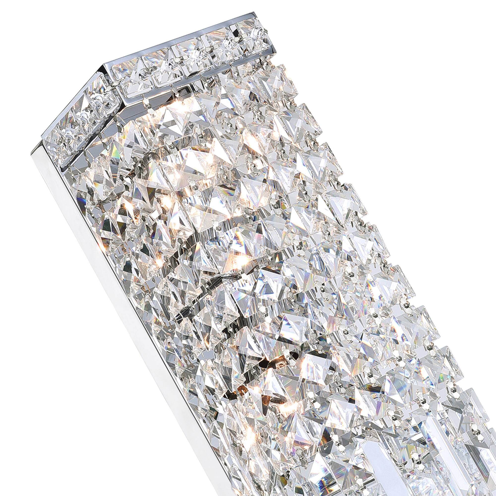 Back. CWI Lighting - Colosseum 2 Light Wall Sconce With Chrome Finish - Chrome.