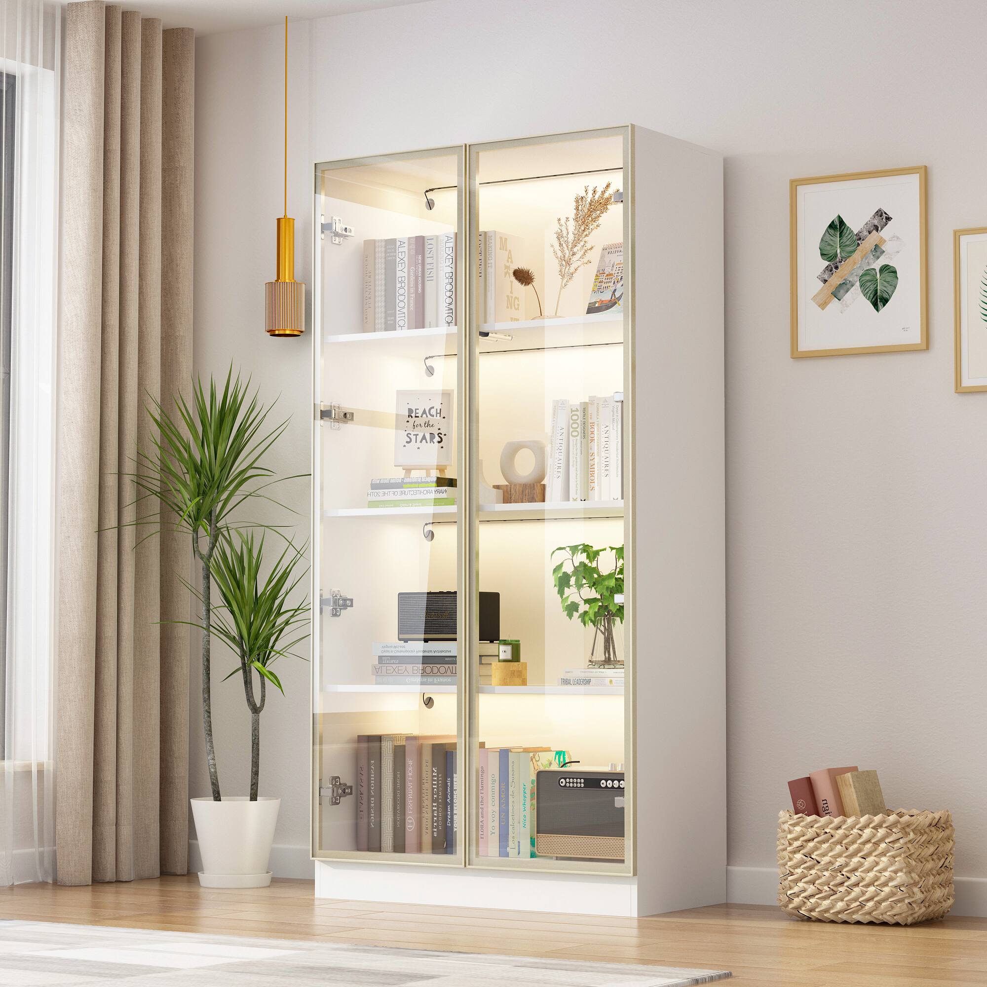 The text on the image is "REACH FOR STARS".