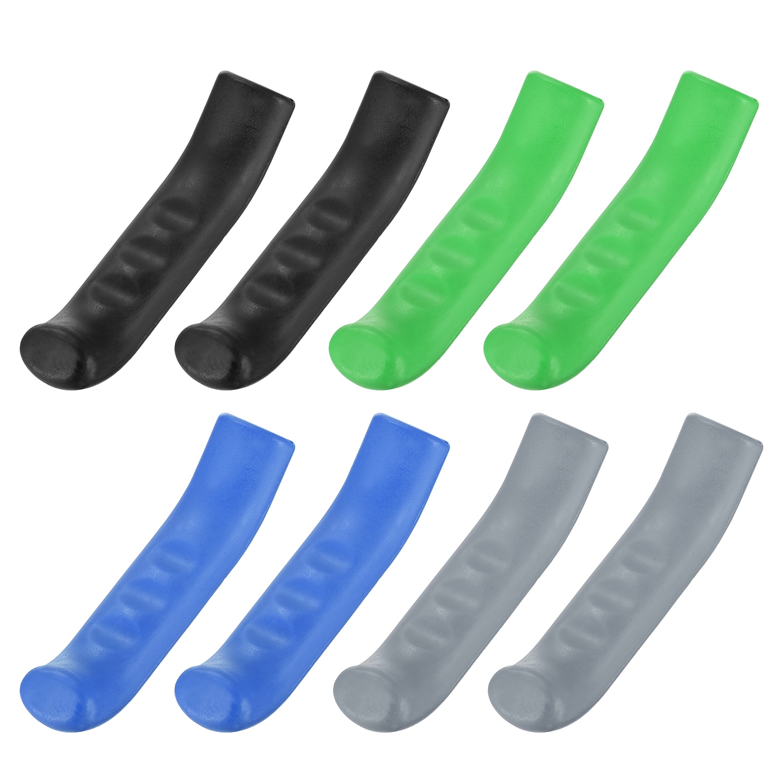 Unique Bargains - Bicycle Brake Lever Covers, Brake Grips Anti-Slip Sleeve, 8Pairs Silicone - Fitting for MTB/Road/Cycling/Universal Lever - Green, Blue, Gray, Black price history on PriceWatchPro