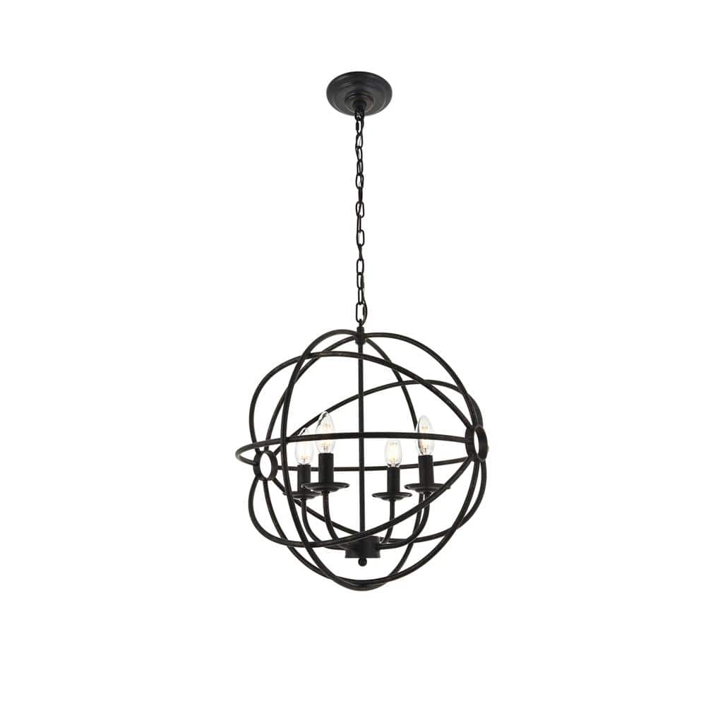 Living District - Octavia 4 light Pendant - Dark Brown price history on PriceWatchPro