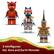 3 minifigures: Kai, Sora and Earth Monster