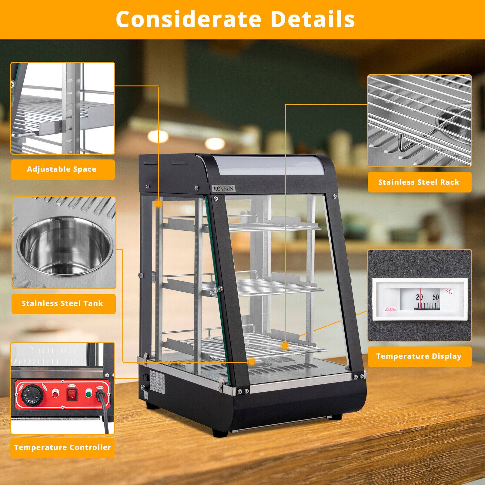Considerate Details

- Adjustable Space
- Stainless Steel Rack
- Stainless Steel Tank
- Temperature Display
- Temperature Controller