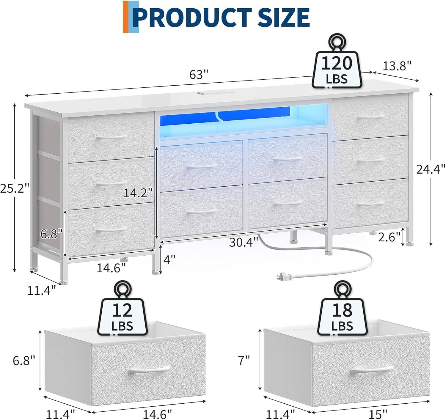 IF PRODUCT SIZE  
120 LBS  
63"  
13.8"  
25.2"  
14.2"  
24.4"  
6.8"  
14.6"  
4"  
30.4"  
2.6"  
11.4"  
12 LBS  
18 LBS  
6.8"  
7"  
11.4"  
14.6"  
11.4"  
15"