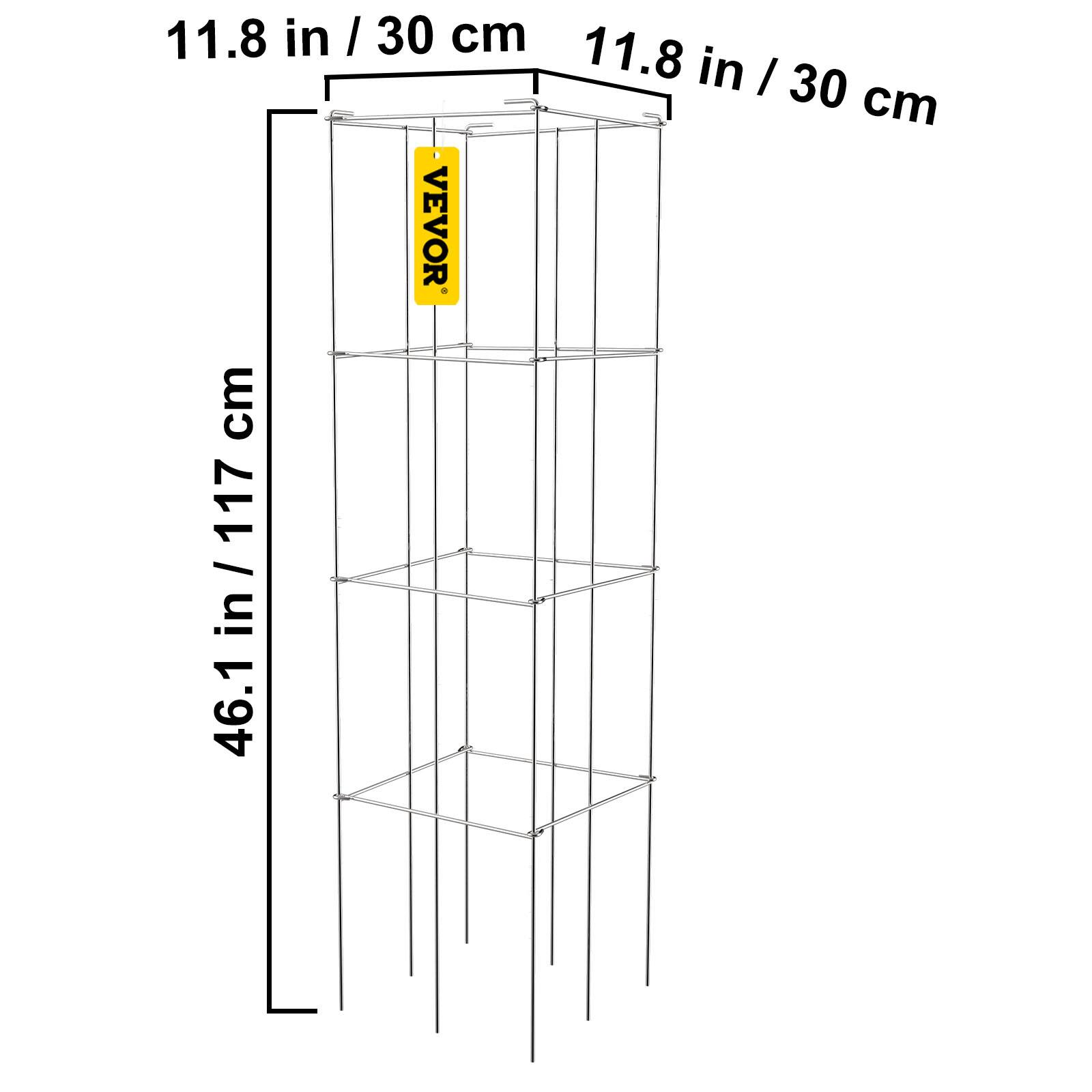 11.8 in / 30 cm, 11.8 in / 30 cm, VEVOR, 46.1 in / 117 cm, 46.1 in / 117 cm