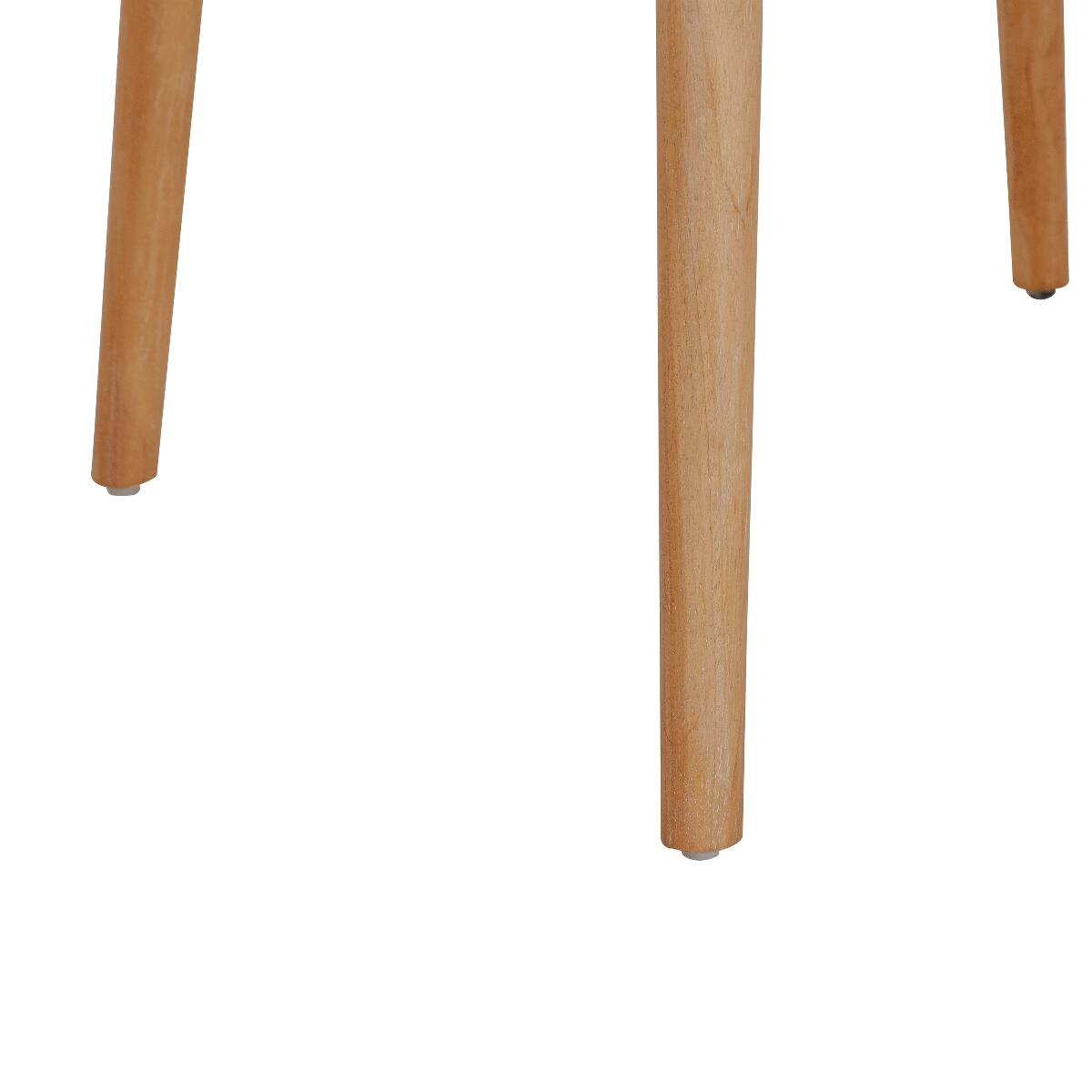 Alt View 3. Loheer - Loheer Square Dining Table for Four, Natural Wood Tone, Mid-Century Modern Style - Natural.