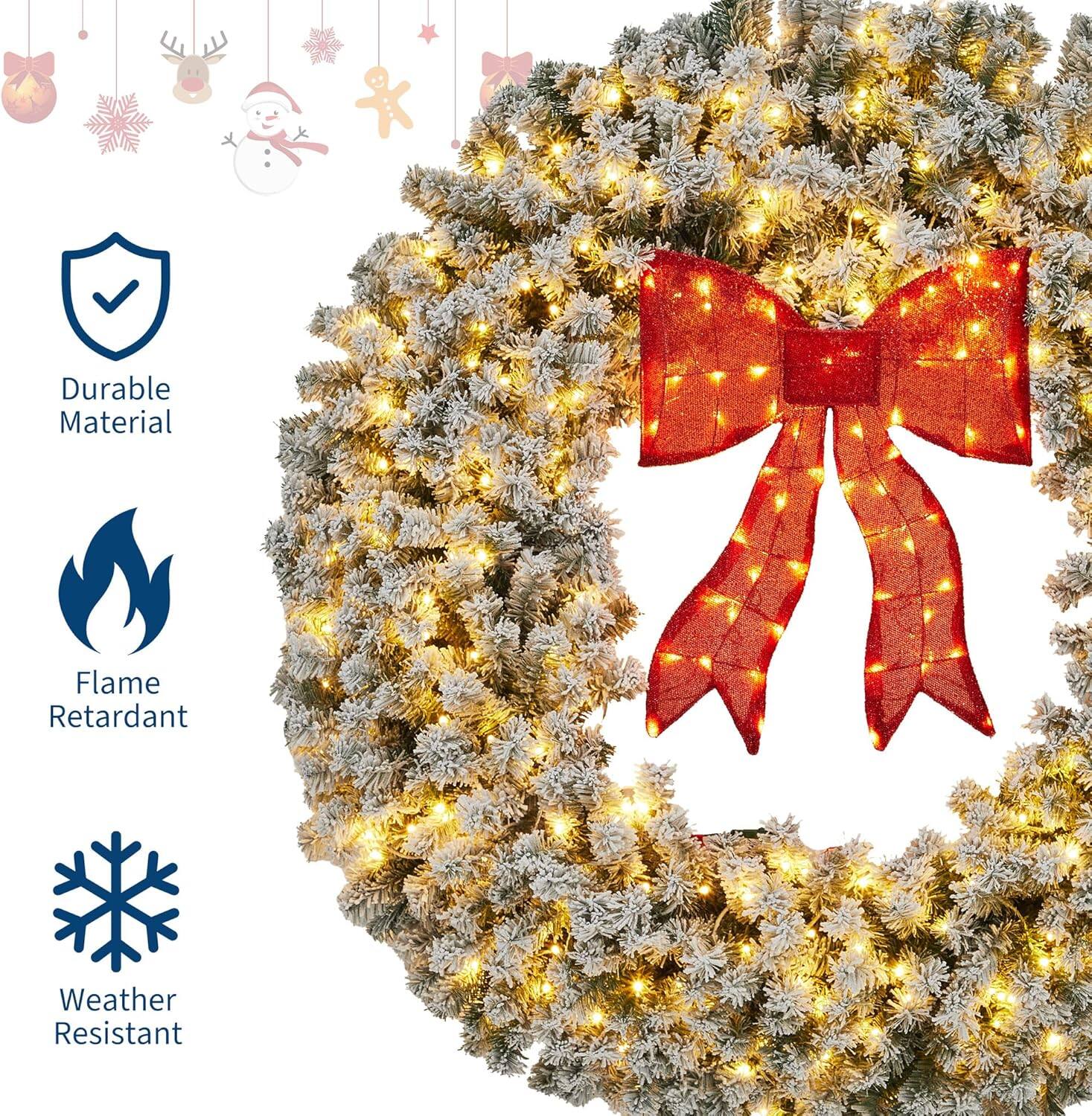 Durable Material  
Flame Retardant  
Weather Resistant