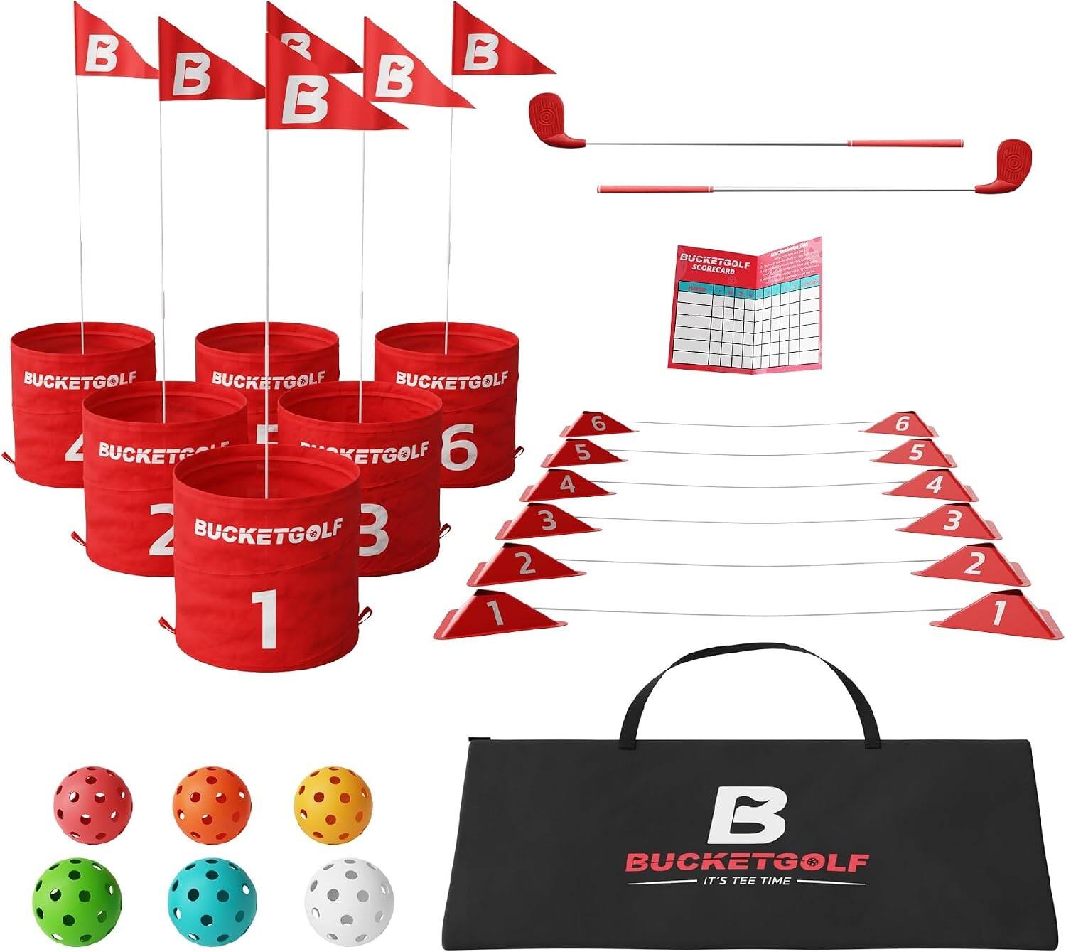 B  
R  

BUCKETGOLF SCORECARD  
BUCKETGOLF BUCKETGOLF BUCKETGOLF III 6 BUCKETCOLE KETGOLF 6 5 4 2 BUCKETGOLF 3 3 2 1 1  
6 5 4 3 2 7  
B BUCKETGOLF IT'S TEE TIME