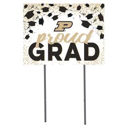 Jardine - Purdue Boilermakers 18'' x 24'' Grad Yard Sign - White