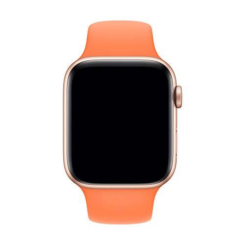 Alt View 2. Apple - Apple Watch Sport Band(44mm) - Vitamin C - Regular - Orange.