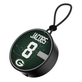 Keyscaper - Josh Jacobs Green Bay Packers Bluetooth IP67 Waterproof Speaker - Black