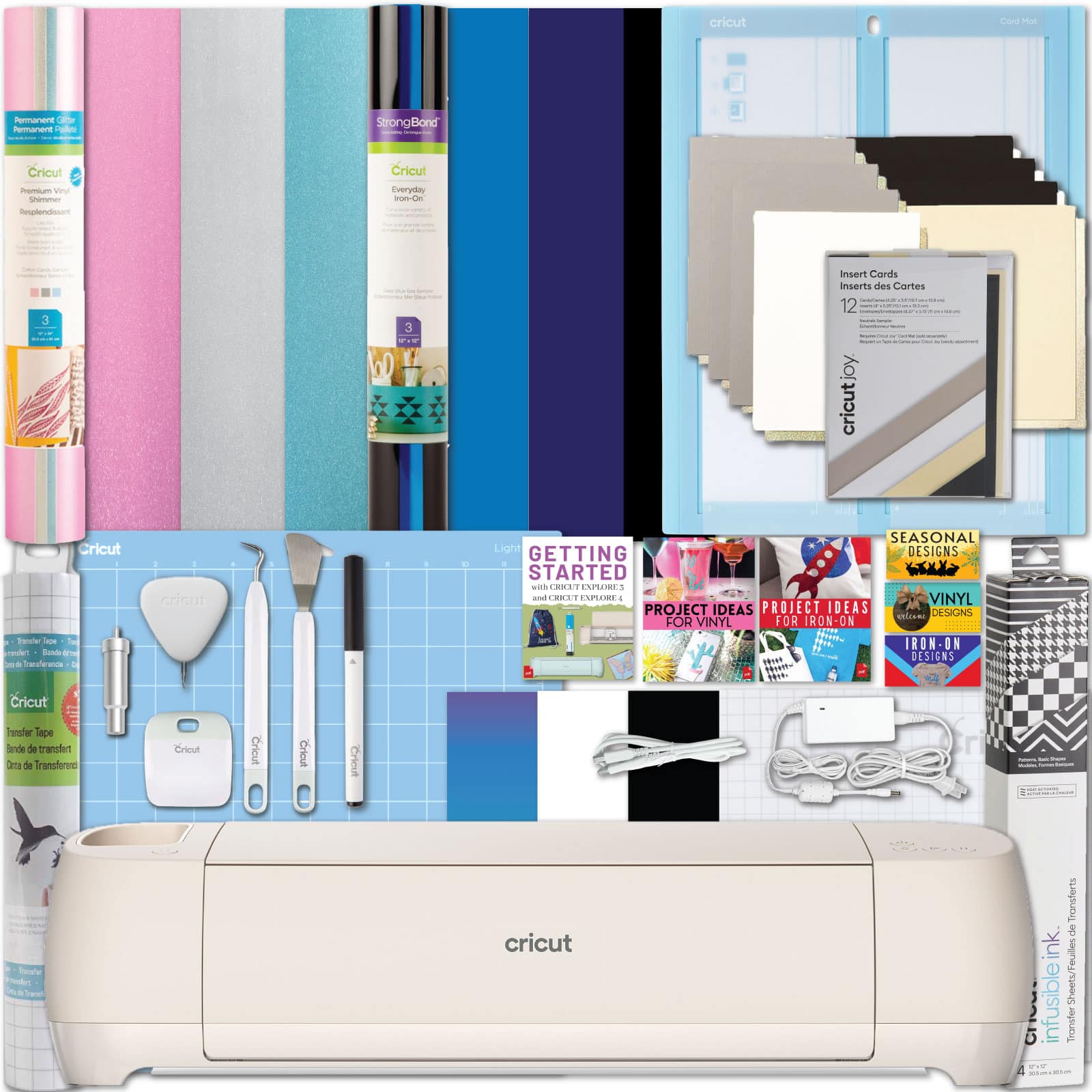 Cricut - Explore 4 Craft Cutting Machine with Ultimate Card Making Bundle