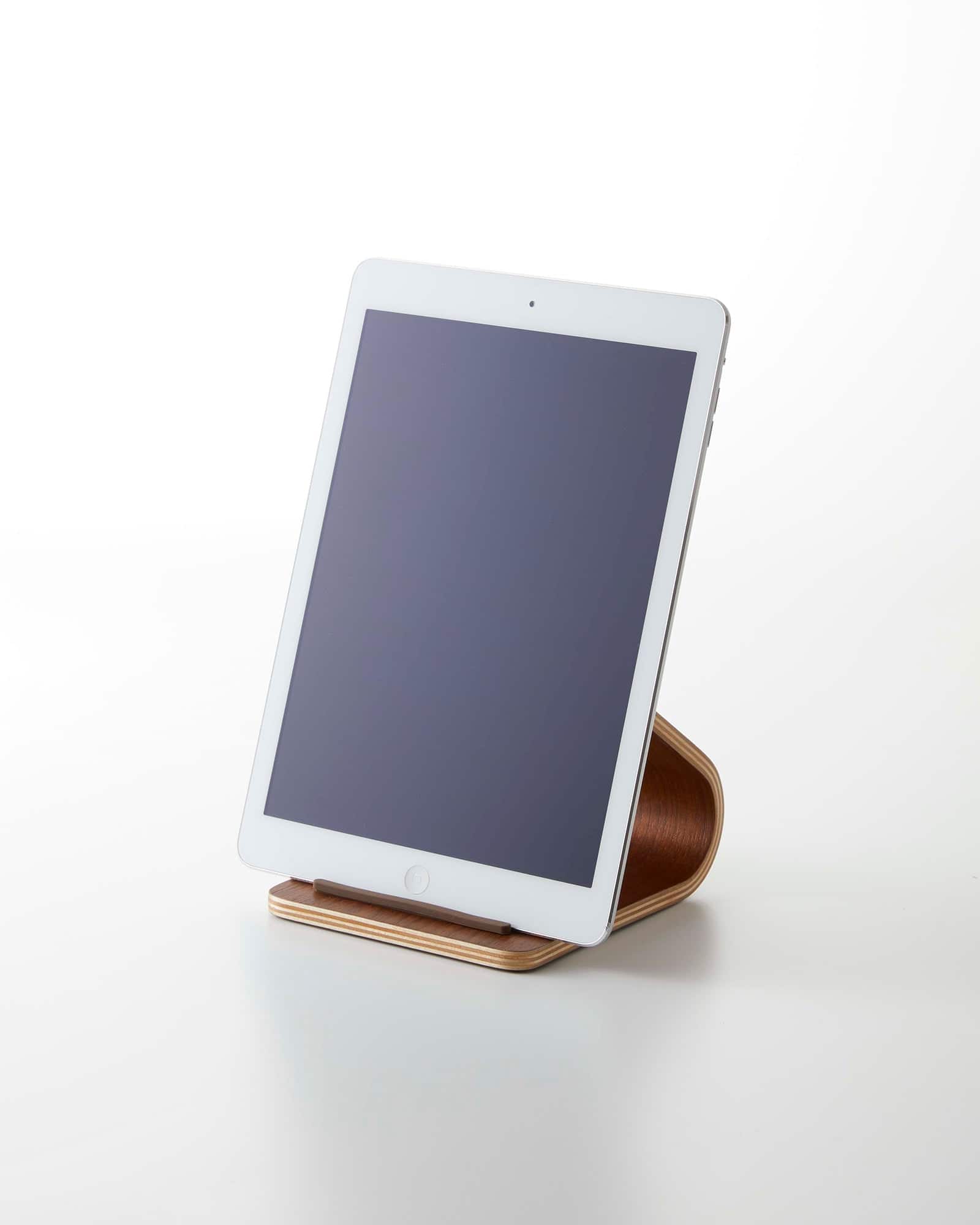 Yamazaki Home - Tablet Stand - Wood - Walnut