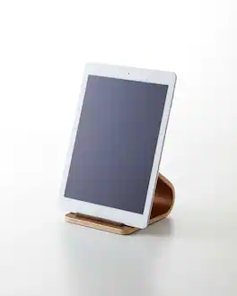 Yamazaki Home - Tablet Stand - Wood - Walnut
