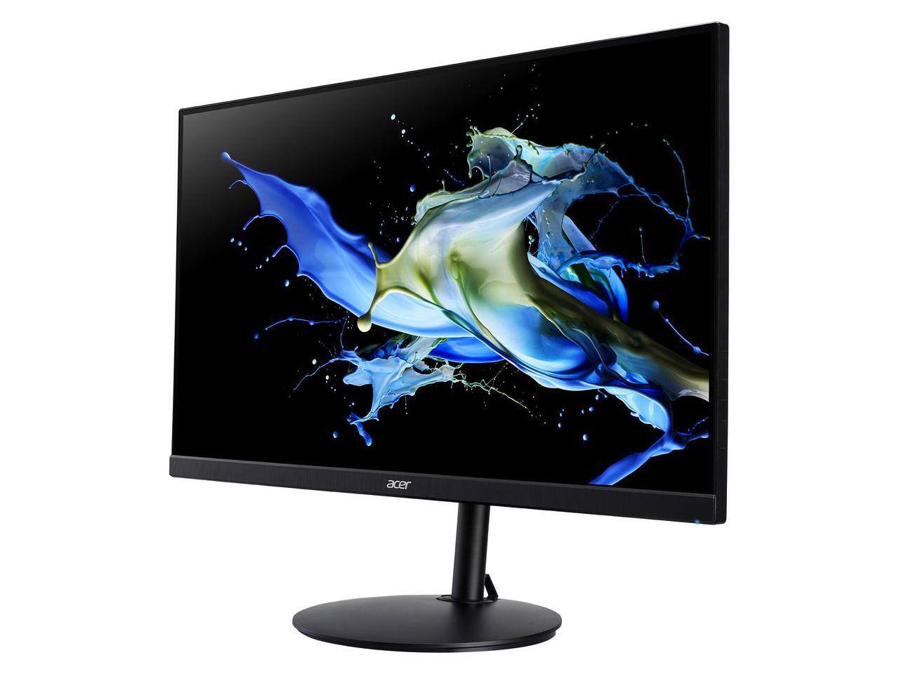 Alt View 1. Acer - Acer Vero CB343CUR J0 34" QHD Curved Monitor, 120Hz, USB-C, Adaptive Sync, Ergonomic Stand, HDMI/DP, Black.