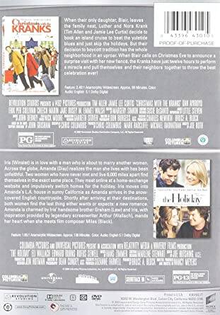 Alt View 1. Christmas with the Kranks / The Holiday (2006) (Double Feature) (DVD).