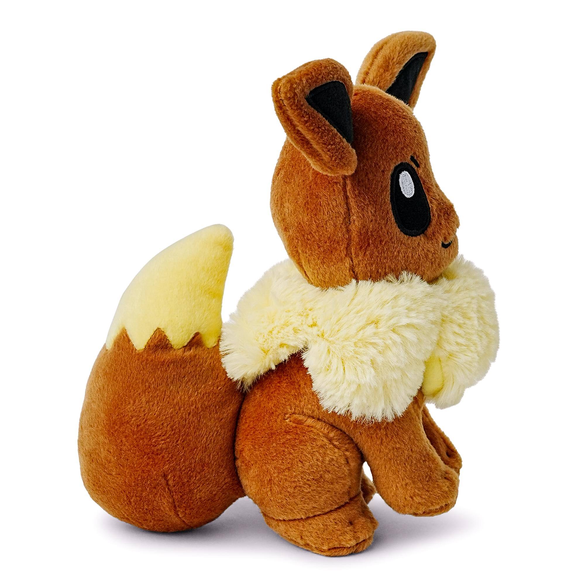 Alt View 2. Pokémon - Pokemon 8 Inch Collector Plush | Eevee (Open Eyes) - Multi-Colored.