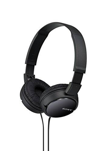Left. Sony - Sony ZX110 Over-Ear Dynamic Stereo Headphones (Black) - Black.