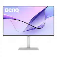 Front. BenQ - MA320UP 31.5" IPS LED 4K Nano Gloss Monitor for Macbook (HDMI/USB-C 90W) - Gray.