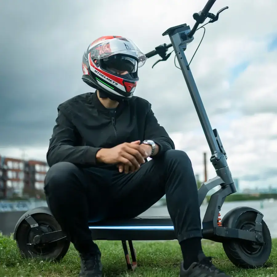 Alt View 21. Apollo - Pro 2024 Premium Dual-Motor  Electric Scooter w/62 mi Max Operating Range & 44 mph Max Speed - Space Gray.