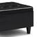 Alt View 15. Simpli Home - Harrison Small Coffee Table Storage Ottoman - Midnight Black.