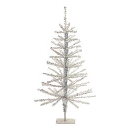BreeBe - Tinsel Pine Tree (Set of 2) - Silver
