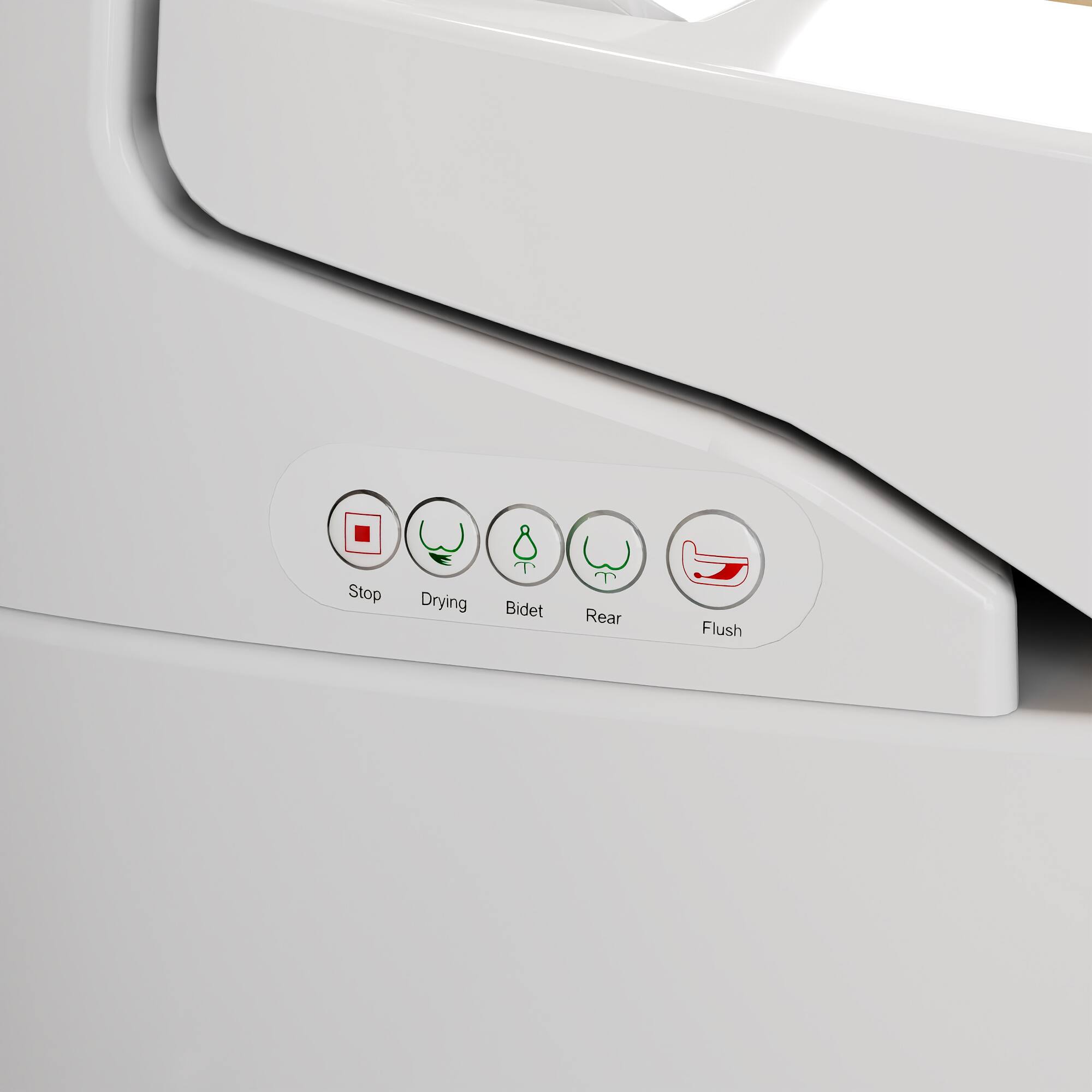 Stop Drying Bidet Rear Flush