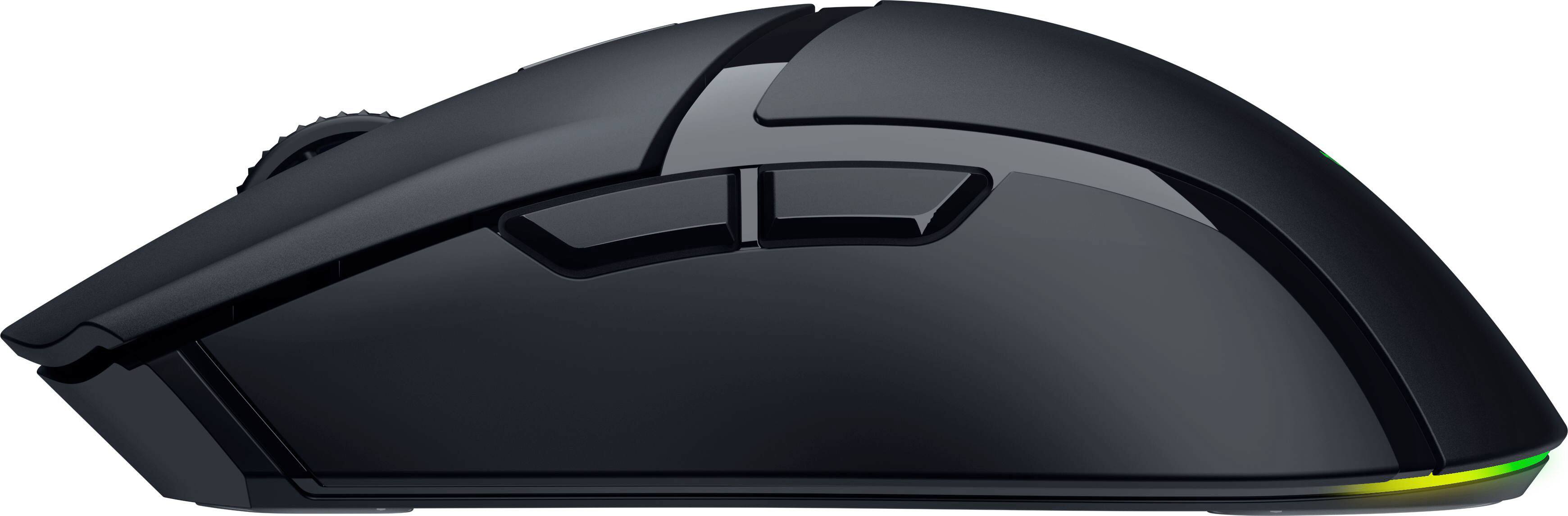 Alt View 7. Razer - Cobra Hyperspeed Lightweight Optical Gaming Mouse with Chroma RGB Backlighting - Black.