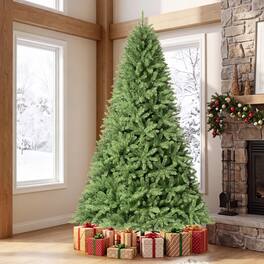 Gymax - 4 ft Artificial Christmas Tree w/559 Lush PVC Branch Tips & Folding Metal Stand - Green