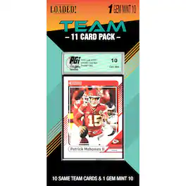 C&I Collectibles - Kansas City Chiefs Trading Card Pack - Multicolor