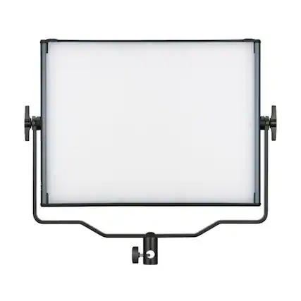 Front. Godox - Godox LDX100R RGBWW LED Light Panel with Detachable Diffuser and Metal Casing.