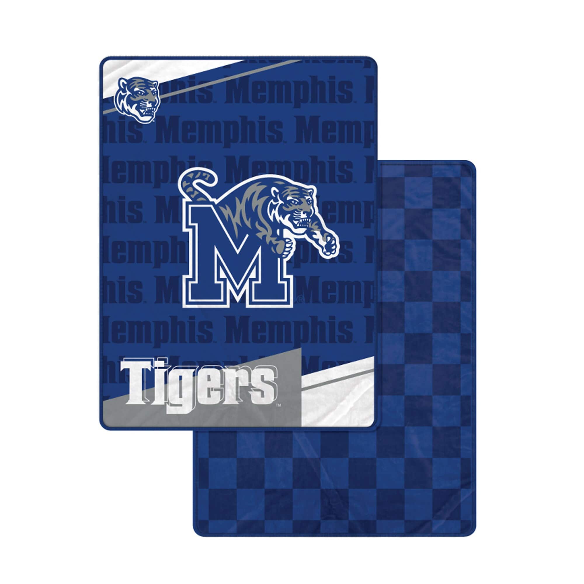 "Pegasus - Memphis Tigers 60"" x 80"" Diagonal Ghost Checkered Two-Sided Blanket - Multicolor" price history on PriceWatchPro