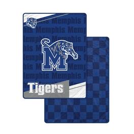 Pegasus - Memphis Tigers 60" x 80" Diagonal Ghost Checkered Two-Sided Blanket - Multicolor